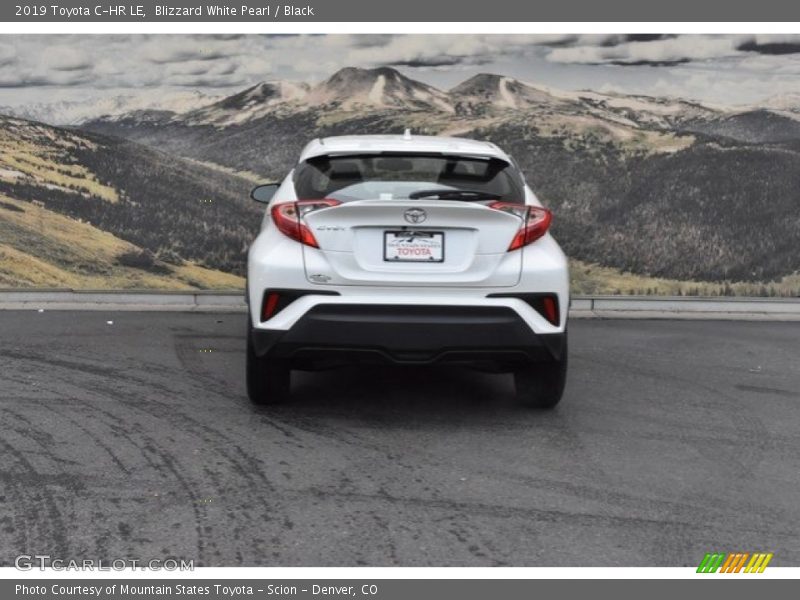 Blizzard White Pearl / Black 2019 Toyota C-HR LE