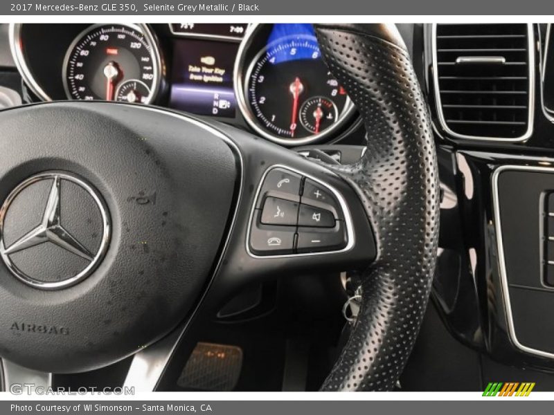 Selenite Grey Metallic / Black 2017 Mercedes-Benz GLE 350