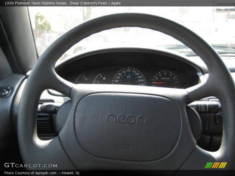 Deep Cranberry Pearl / Agate 1999 Plymouth Neon Highline Sedan