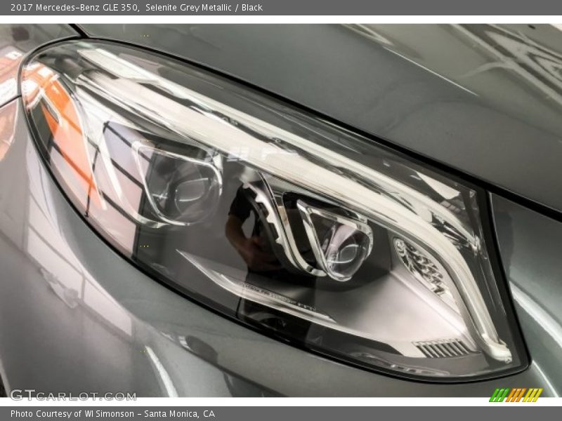 Selenite Grey Metallic / Black 2017 Mercedes-Benz GLE 350
