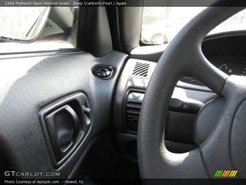 Deep Cranberry Pearl / Agate 1999 Plymouth Neon Highline Sedan