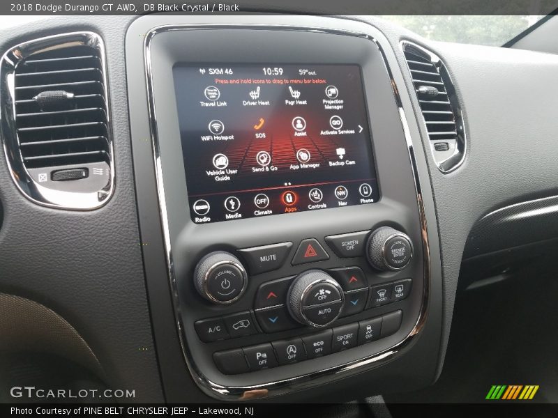DB Black Crystal / Black 2018 Dodge Durango GT AWD