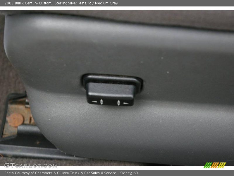 Sterling Silver Metallic / Medium Gray 2003 Buick Century Custom