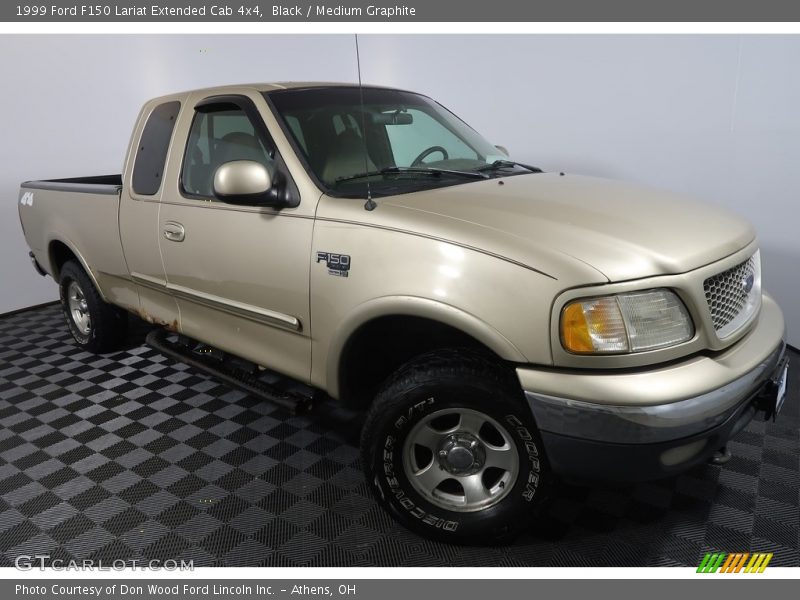 Black / Medium Graphite 1999 Ford F150 Lariat Extended Cab 4x4