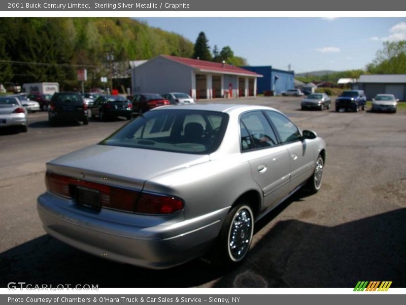 Sterling Silver Metallic / Graphite 2001 Buick Century Limited