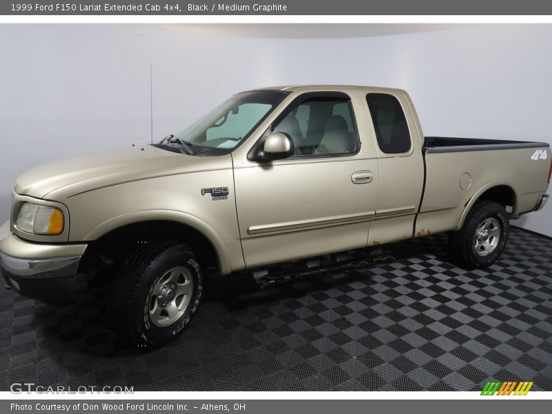 Black / Medium Graphite 1999 Ford F150 Lariat Extended Cab 4x4