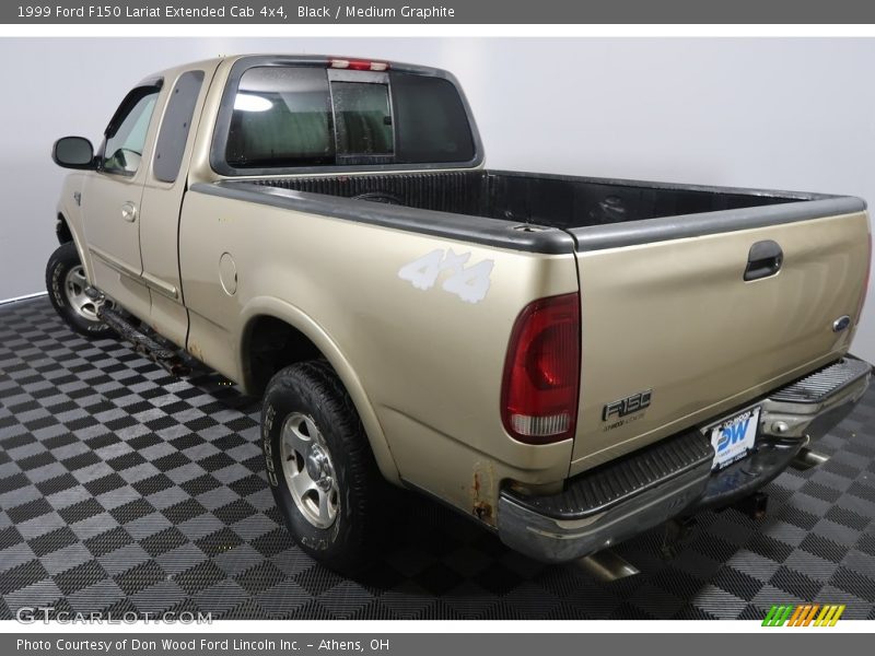 Black / Medium Graphite 1999 Ford F150 Lariat Extended Cab 4x4