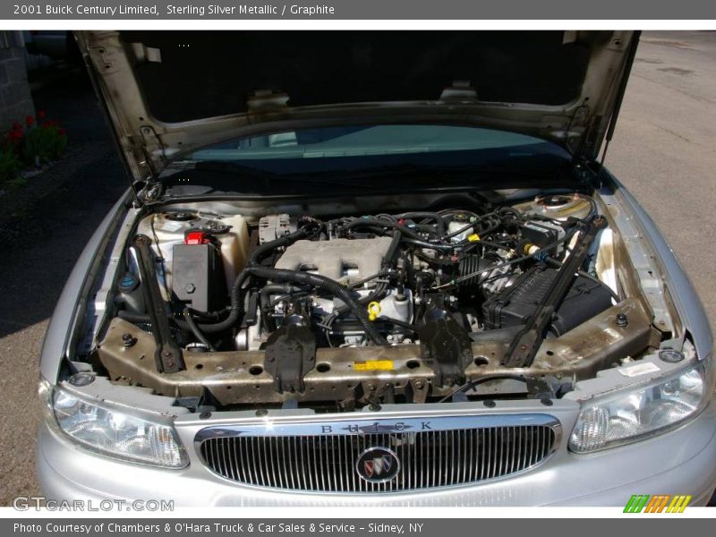 Sterling Silver Metallic / Graphite 2001 Buick Century Limited