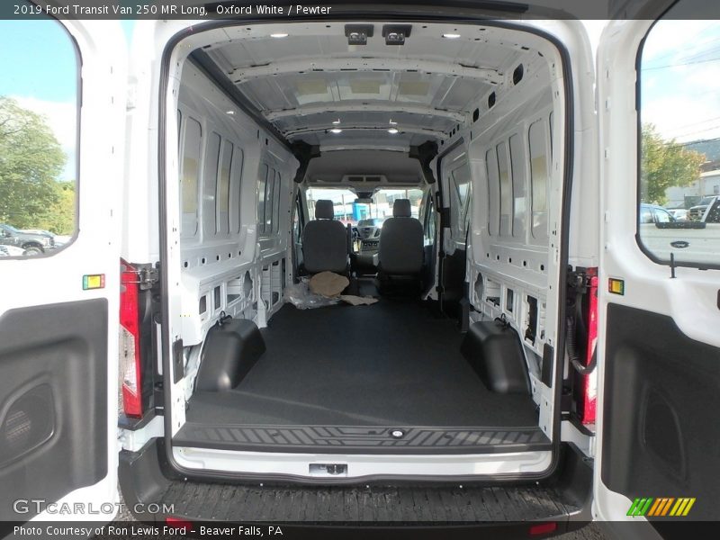 Oxford White / Pewter 2019 Ford Transit Van 250 MR Long