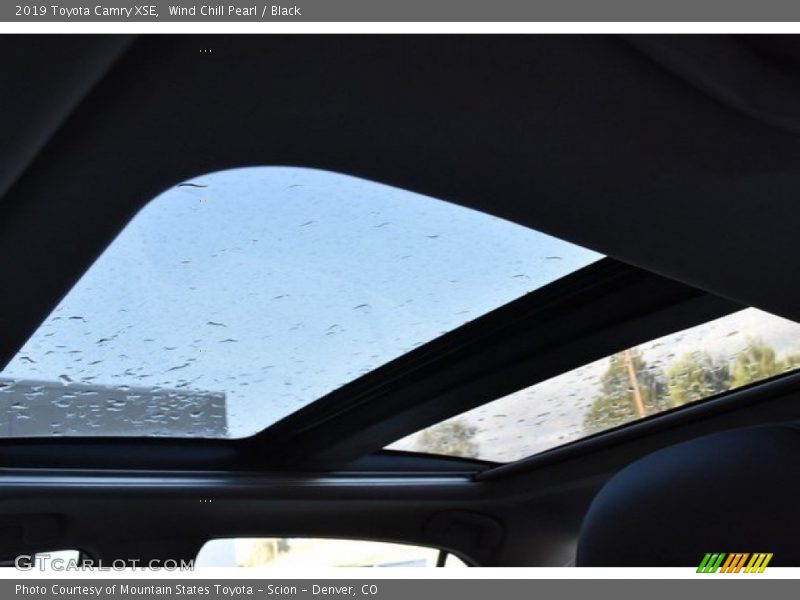 Sunroof of 2019 Camry XSE