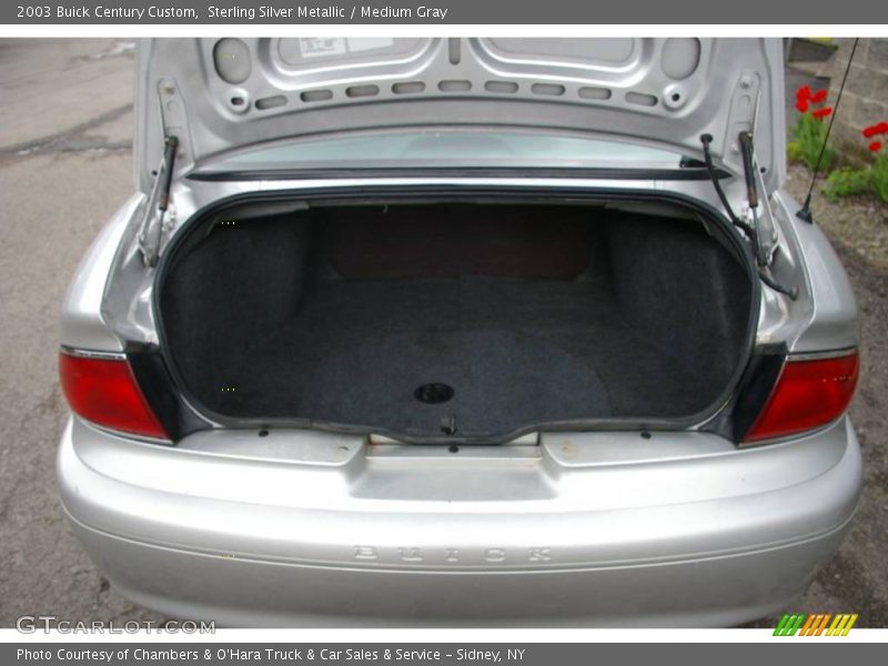Sterling Silver Metallic / Medium Gray 2003 Buick Century Custom