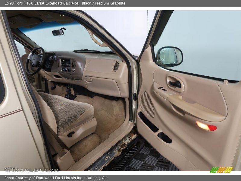 Black / Medium Graphite 1999 Ford F150 Lariat Extended Cab 4x4