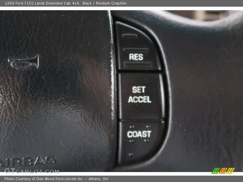 Black / Medium Graphite 1999 Ford F150 Lariat Extended Cab 4x4