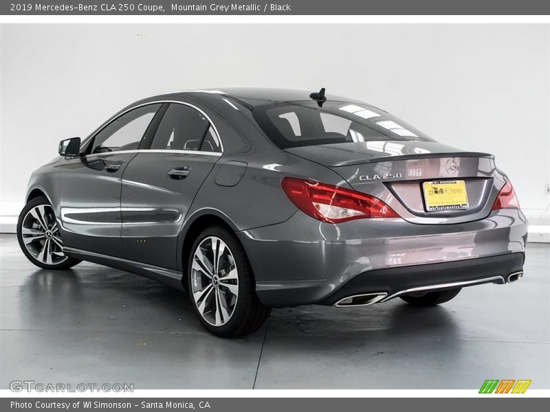 Mountain Grey Metallic / Black 2019 Mercedes-Benz CLA 250 Coupe