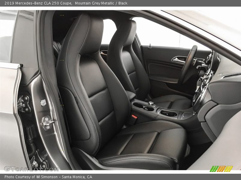 Mountain Grey Metallic / Black 2019 Mercedes-Benz CLA 250 Coupe