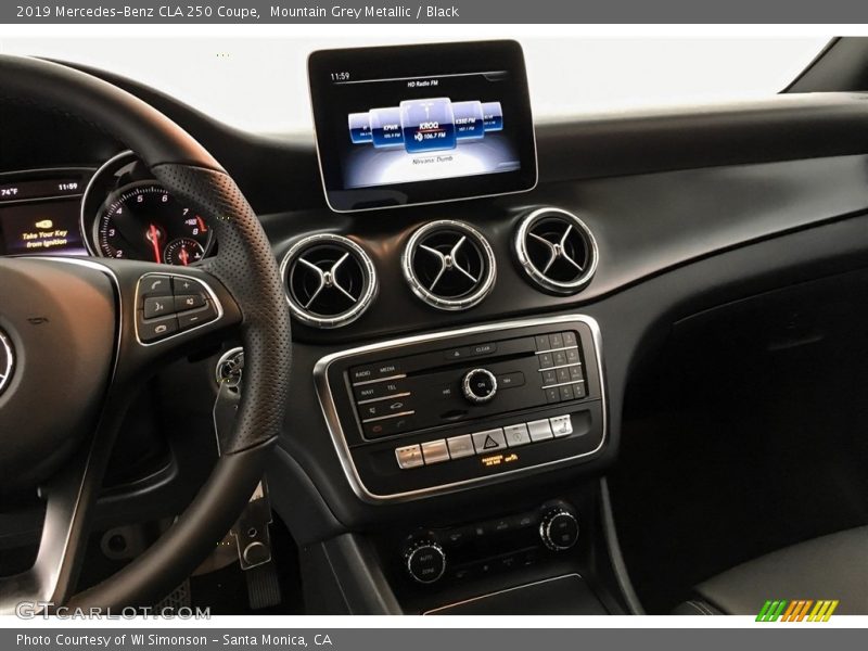 Mountain Grey Metallic / Black 2019 Mercedes-Benz CLA 250 Coupe