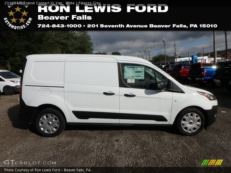 White / Palazzo Grey 2019 Ford Transit Connect XL Van
