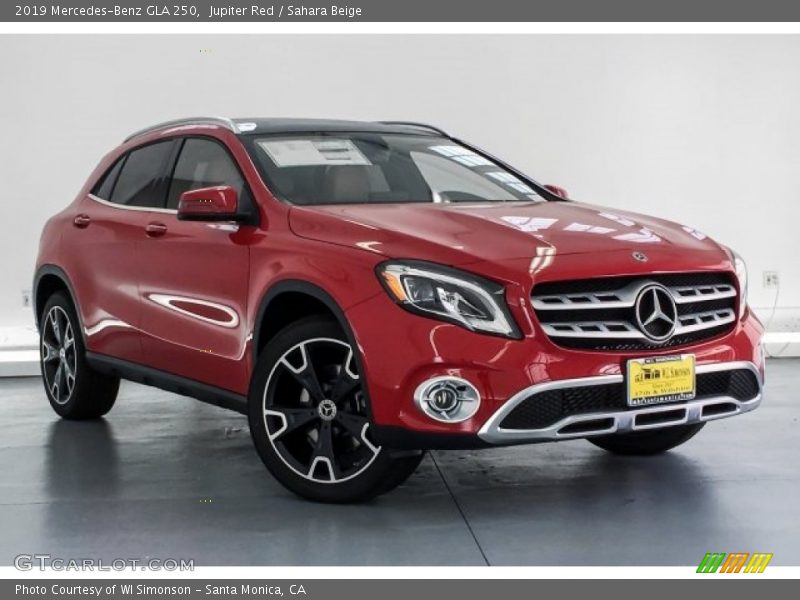 Jupiter Red / Sahara Beige 2019 Mercedes-Benz GLA 250
