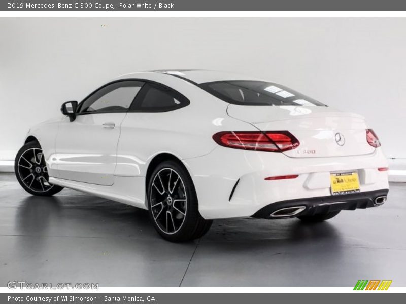 Polar White / Black 2019 Mercedes-Benz C 300 Coupe