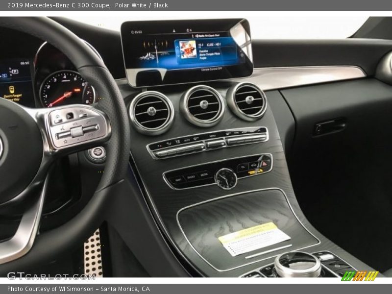 Controls of 2019 C 300 Coupe