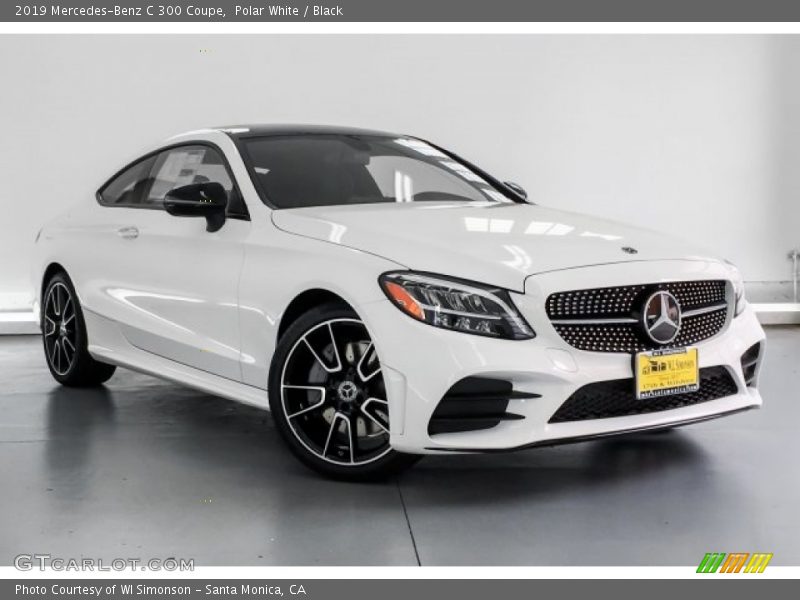 Front 3/4 View of 2019 C 300 Coupe
