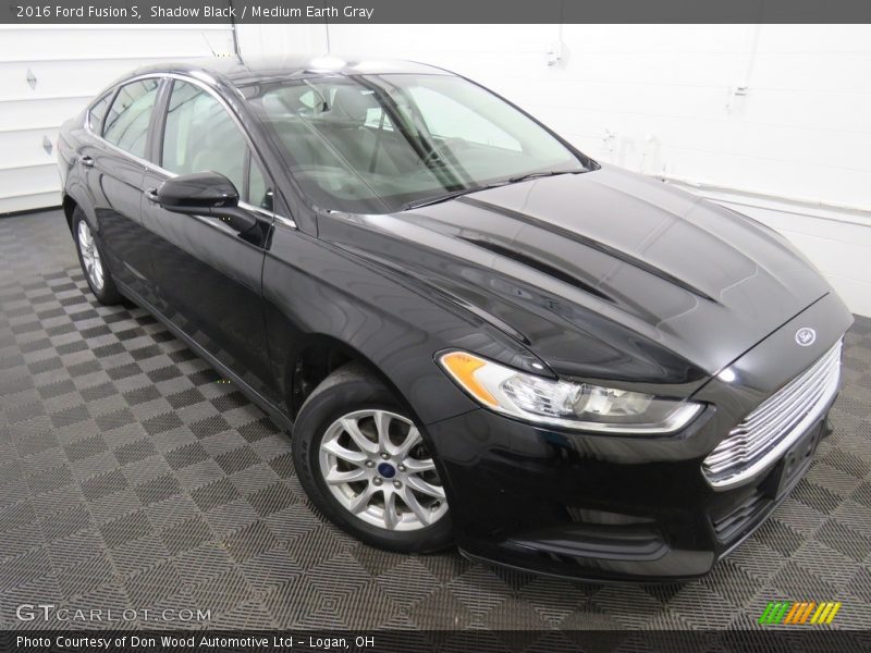 Shadow Black / Medium Earth Gray 2016 Ford Fusion S