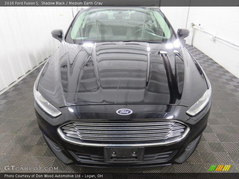 Shadow Black / Medium Earth Gray 2016 Ford Fusion S