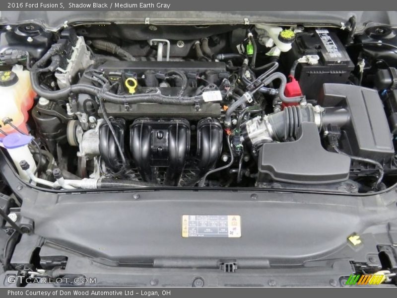 Shadow Black / Medium Earth Gray 2016 Ford Fusion S