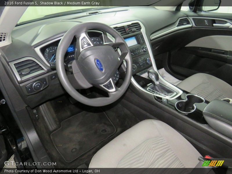 Shadow Black / Medium Earth Gray 2016 Ford Fusion S
