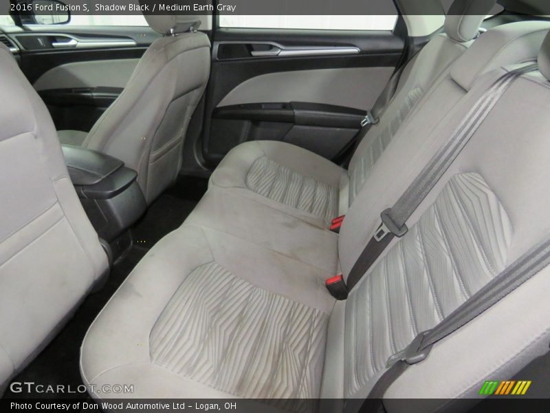 Shadow Black / Medium Earth Gray 2016 Ford Fusion S