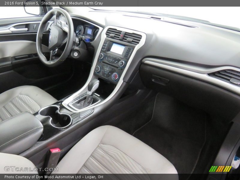 Shadow Black / Medium Earth Gray 2016 Ford Fusion S