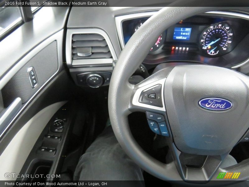 Shadow Black / Medium Earth Gray 2016 Ford Fusion S