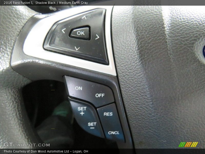 Shadow Black / Medium Earth Gray 2016 Ford Fusion S