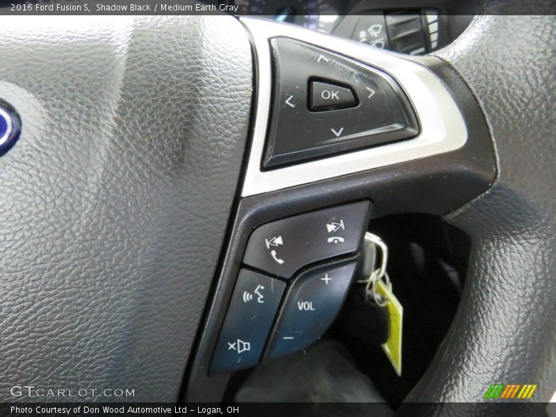 Shadow Black / Medium Earth Gray 2016 Ford Fusion S