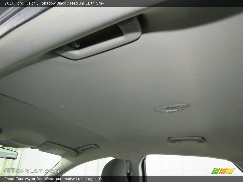 Shadow Black / Medium Earth Gray 2016 Ford Fusion S
