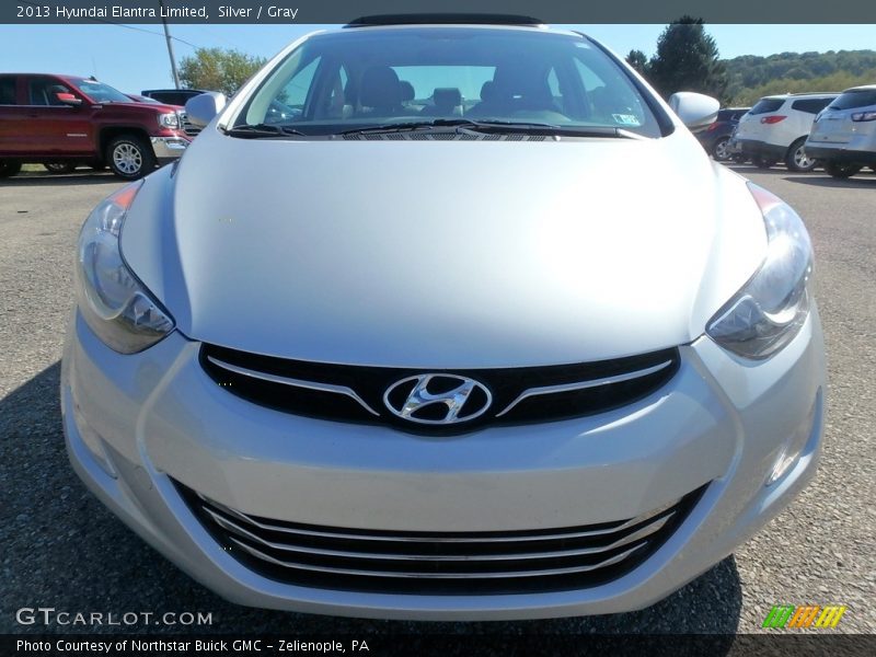 Silver / Gray 2013 Hyundai Elantra Limited