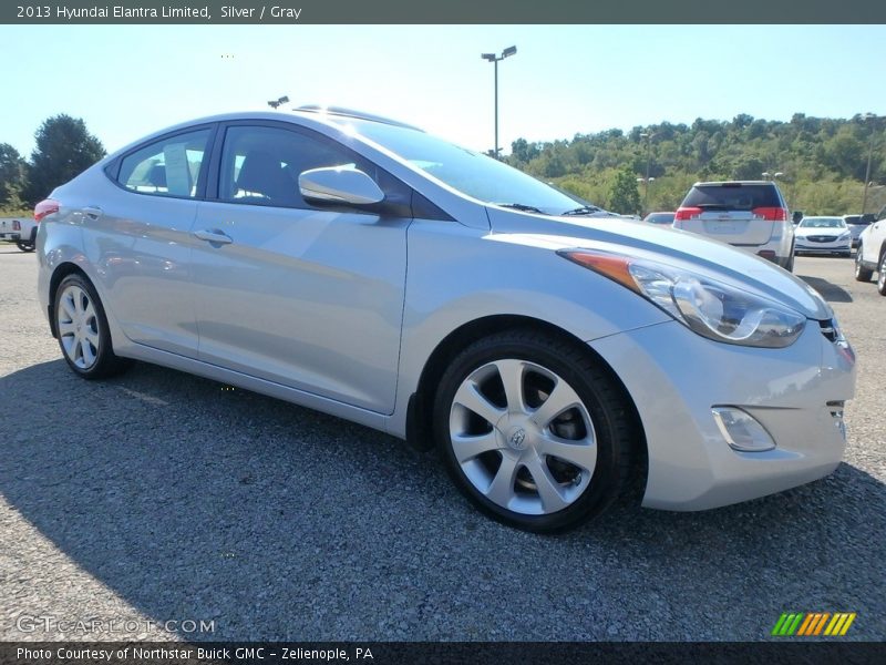 Silver / Gray 2013 Hyundai Elantra Limited