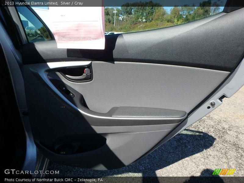Silver / Gray 2013 Hyundai Elantra Limited