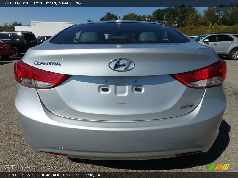 Silver / Gray 2013 Hyundai Elantra Limited