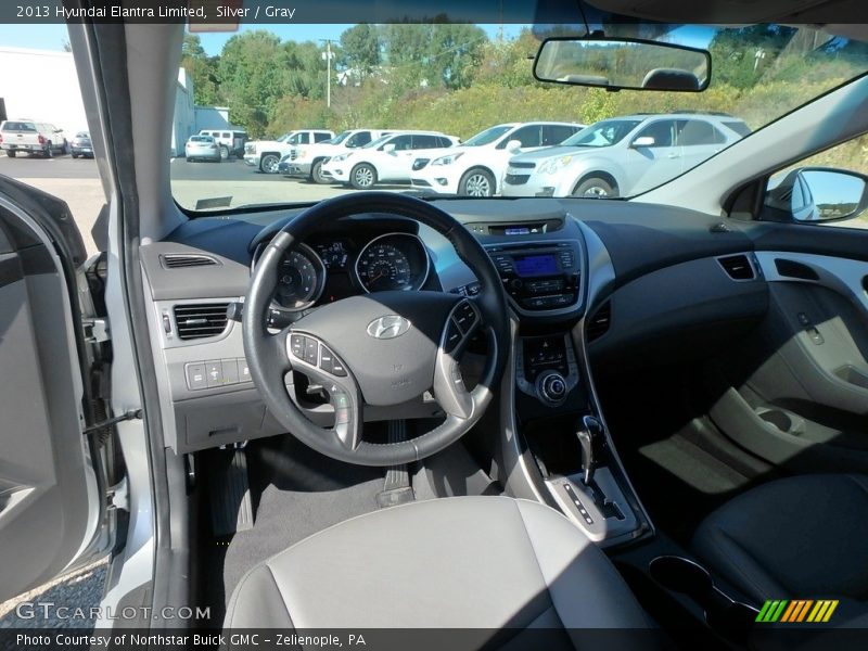 Silver / Gray 2013 Hyundai Elantra Limited