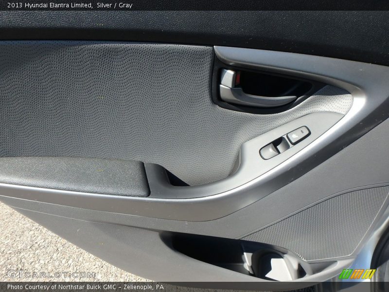 Silver / Gray 2013 Hyundai Elantra Limited