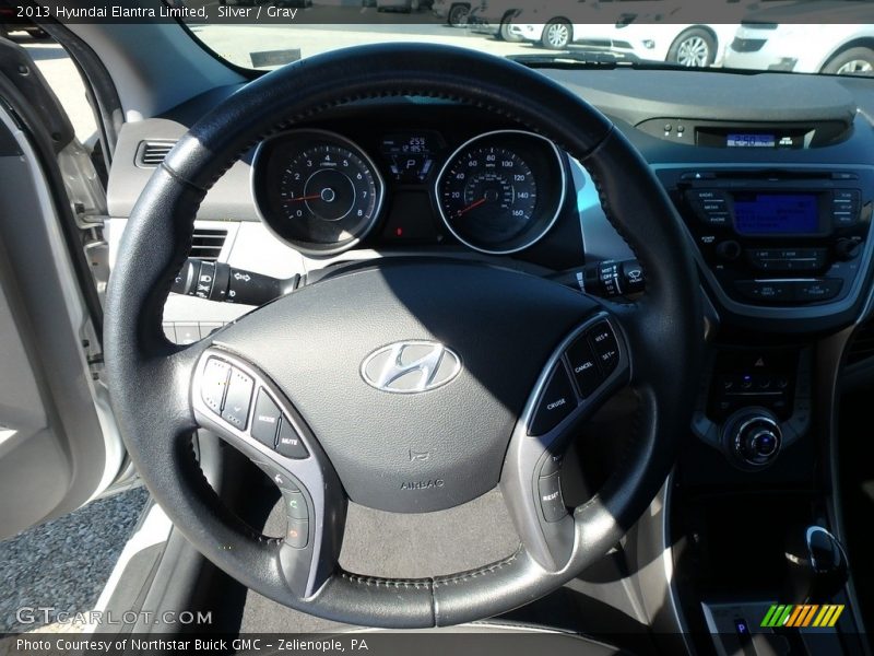 Silver / Gray 2013 Hyundai Elantra Limited