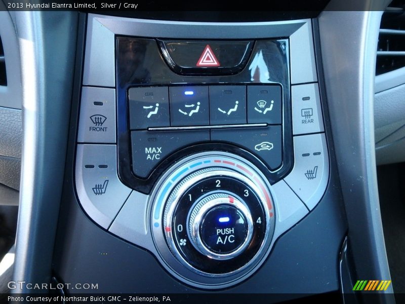 Silver / Gray 2013 Hyundai Elantra Limited