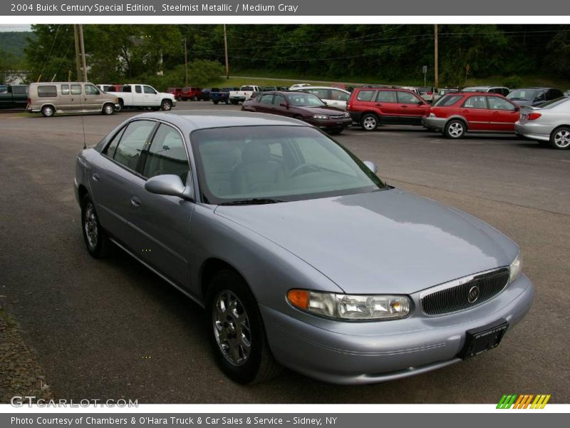Steelmist Metallic / Medium Gray 2004 Buick Century Special Edition
