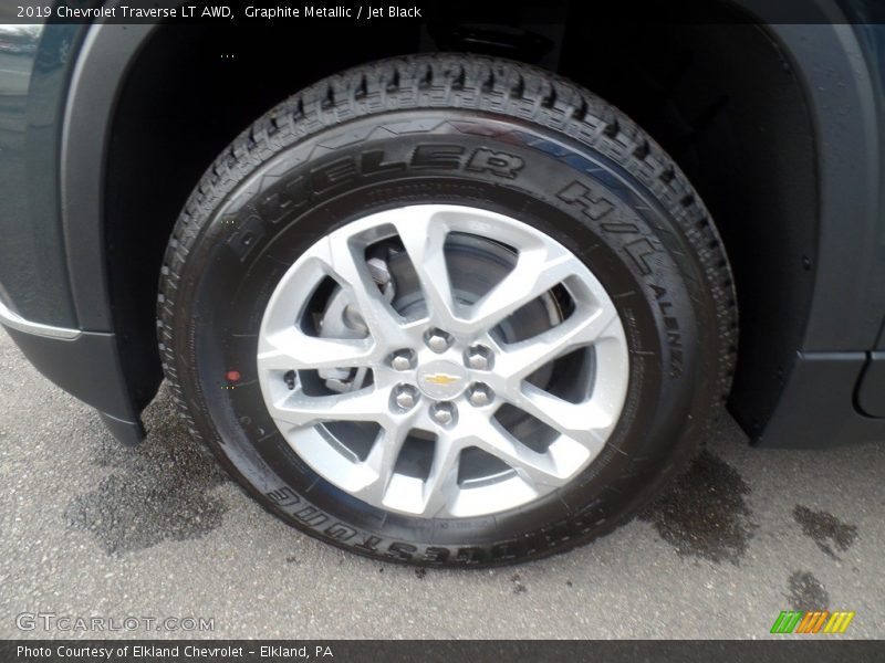 Graphite Metallic / Jet Black 2019 Chevrolet Traverse LT AWD