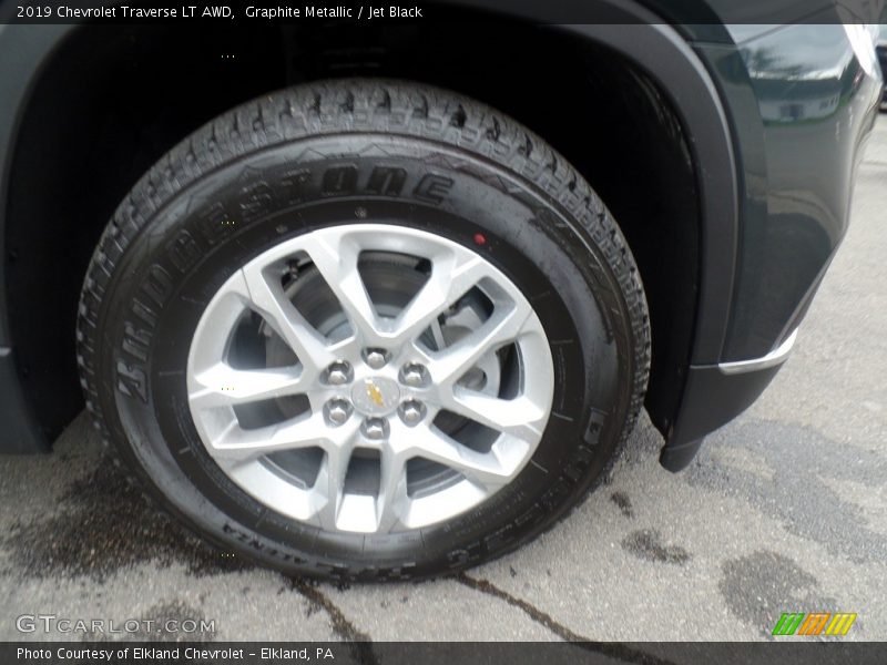 Graphite Metallic / Jet Black 2019 Chevrolet Traverse LT AWD