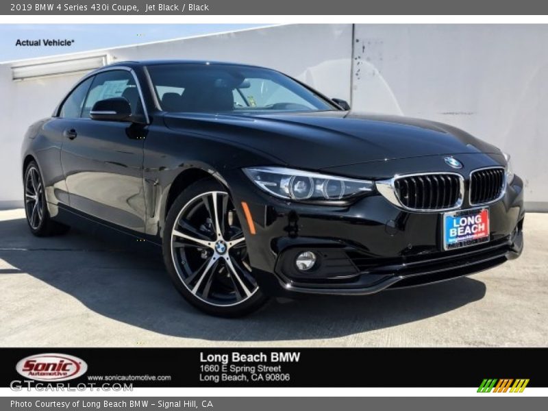 Jet Black / Black 2019 BMW 4 Series 430i Coupe