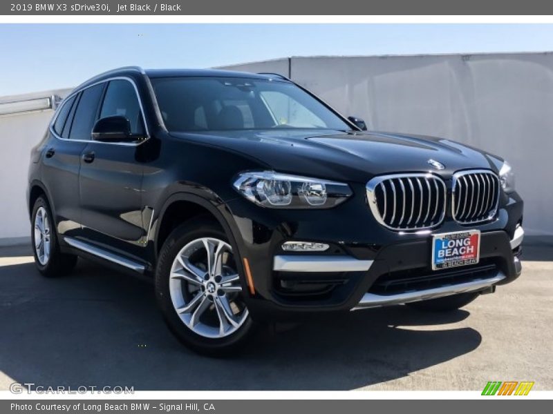 Jet Black / Black 2019 BMW X3 sDrive30i