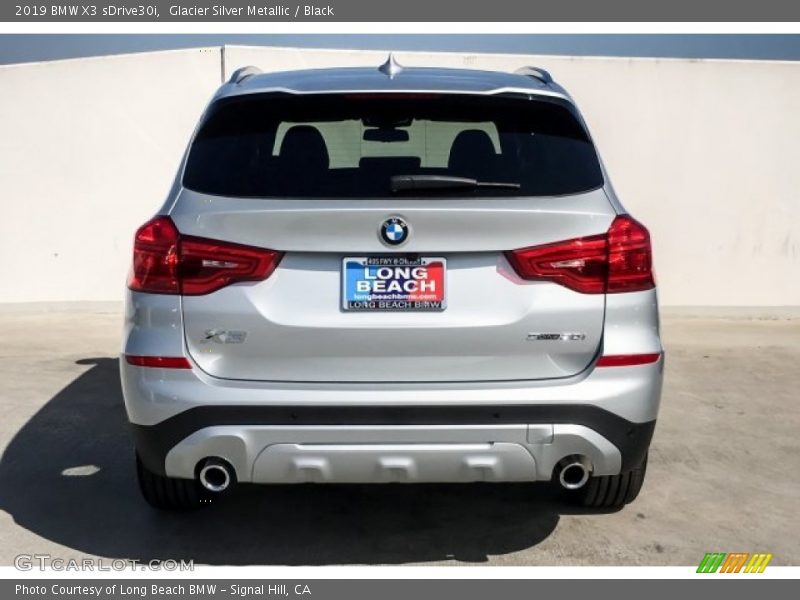 Glacier Silver Metallic / Black 2019 BMW X3 sDrive30i