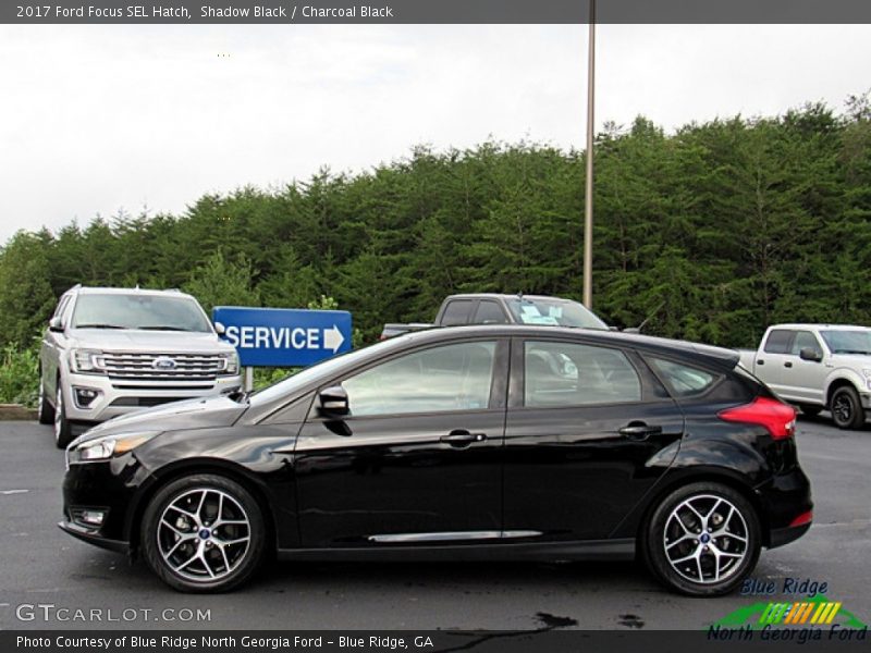 Shadow Black / Charcoal Black 2017 Ford Focus SEL Hatch